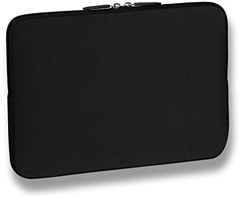 PEDEA Custodia Laptop - Borsa in Neoprene per Computer Portatile da 14 Pollici - Protezione Laptop Nera - Custodia Sottile e sicura in Neoprene - Borsa Protettiva per pc - Idrorepellente