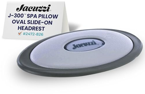 Jacuzzi 2472-826 J-300 Spa Pillow Set Oval Slide-On Headrest 2007-2013
