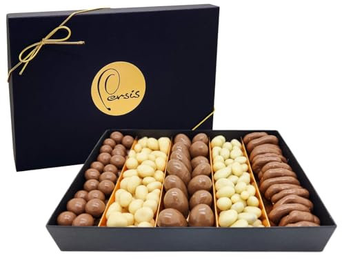 Persis Assorted Chocolate Covered Mix Fruits And Nuts Gift Box | Luxurious Chocolate Treats for Every Occasion |,Christmas, New Year, Ramadan, Dewali.