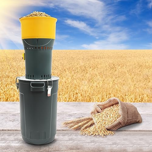 VonVVer Elektrische Getreidemühle 25L Malzmühle Walzenmühle Schrotmühle aus Edelstahl 1000W 19000r/min für Getreide Gerstenmahlung