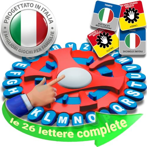 BLOOOK Tempesta di Parole,Giochi da Tavolo,Gioco Parole Quiz,Gioco di Società,Party Game,Giochi in Scatola,Carte da Gioco