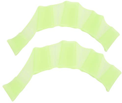 Tomantery Menottes de Natation Palmes Gants de Doigt de Paume de Natation en Forme de Grenouille en Silicone pour Une Plus Rapide Adultes Hommes Femmes Enfants 2 X Gants de (L)