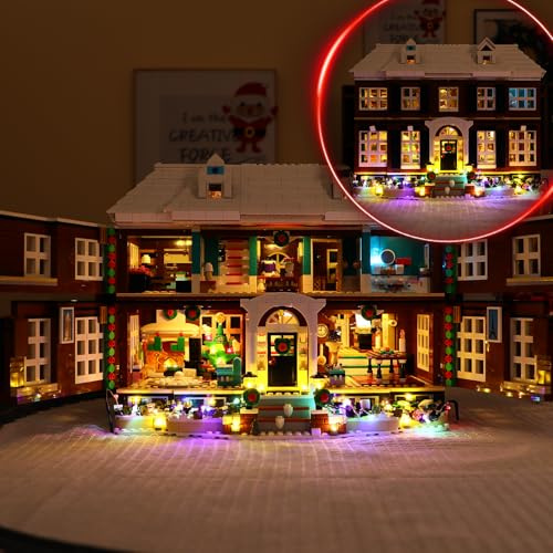BRIKSMAX Kit d'Éclairage à LED pour Ideas Maman, J'ai Raté l'Avion ! - Compatible avec 21330 Blocs de Construction Modèle - Pas Inclure l'Ensemble Lego