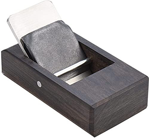 Woodworking Japanese Block Plane, Woodworking Small Hand Plane Mini Kanna Wood Planer for Leveling Smoothing Finishing Wood Surface (Length 105mm,Blade W1.7/44mm)