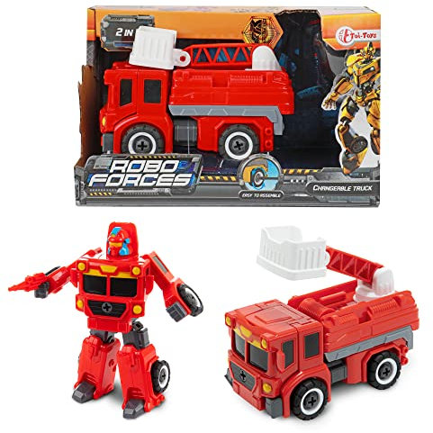 Toi Toys Roboter-Feuerwehrauto wechseln