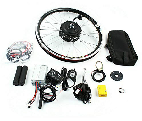 Bathrena Elektrofahrrad Umbausatz 20 Zoll E-Bike Conversion Kit 36V/48V Elektrofahrrad Vorderrad/Hinterrad Umbausatz Motor E-Bike Conversion Kit (36V 250W Vorderrad)