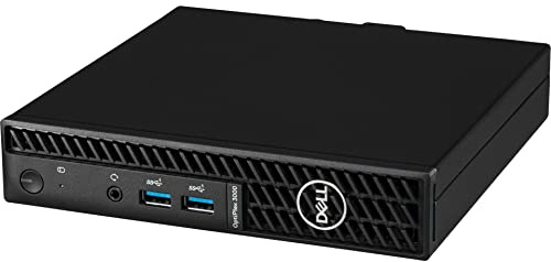 Dell OptiPlex 3000 i5-12500T MFF Intel Core i5 8 GB DDR4-SDRAM 256 GB SSD Windows 10 Pro Mini PC Black