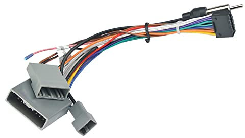 Bestycar 16pin Car Radio Stereo Power Retrofit Harness fits for Honda CRV Civic Odyssey 2006-2010 with Radio Antenna Adapter Support Steering Wheel Control