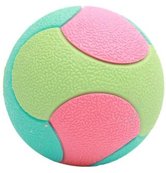 CUSROS Zahnpflegeball für Hunde zum Spielen, interaktives Spielzeug, Zahnreinigung, Zahnfleischmassage, Linderung von Langeweile, Stimulierung der Mundgesundheit, Bissfest, hohe Sprungkraft L