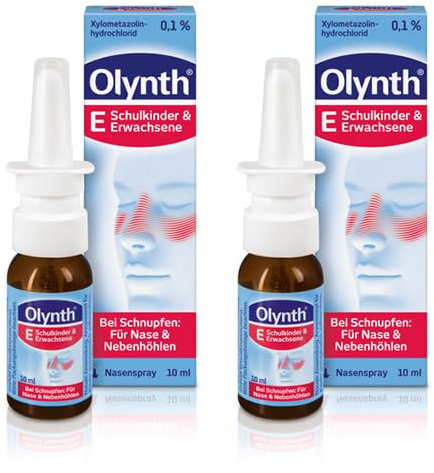 OLYNTH 0,1% für Erwachsene Nasendosierspray Doppelpackung (2x10ml)