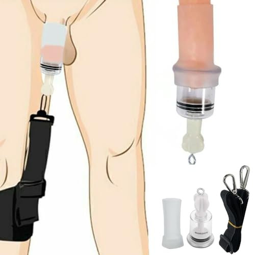 Guspiun Penispumpen Dehngerät Saugkraft Vakuumpumpe Set Trainer Für Penisverlängerung und Potenzsteigerung SM Männer Erotik Erektionzhilfe Sexspielzeug