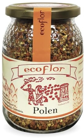 Polen de Abeja natural. En envase de 500grs. Polen de abejas origen España BIO 100%. Recogido en zona de Cantabria, España. Producto energético natural Gourmet.