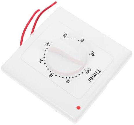 Operitacx Temporizador Mecánico Enchufe Con Temporizador Interruptor Interior Temporizadores Ahorrar Energía