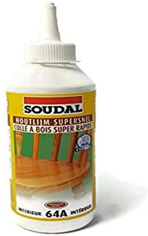 Soudal 06457 pegamento rápido de madera 250 G Color blanco