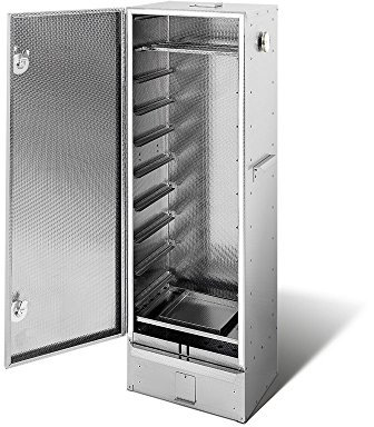 SMOKI Fumoir de 120 x 39 x 33 cm en Acier Inoxydable V2 A