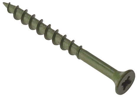 ForgeFix Countersunk Decking Screws | 4.5 x 50mm | Green | Tub 1000