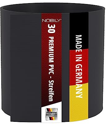 Premium Zaunsichtschutz HART-PVC / 30 x Streifen 2,525 m/Höhe 19 cm Anthrazitgrau - Zaun Sichtschutzstreifen für Doppelstabmattenzaun Zaun Sichtschutz anthrazit