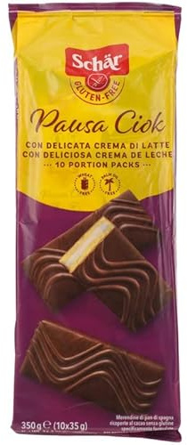 Schar Pausa ciok collations sucrées gâteau à la crème au lait 350g gluten sans lait snack
