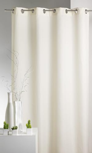 HOMEROKK Rideau Occultant 100% Polyester (Ecru, 140 X 240 cm)