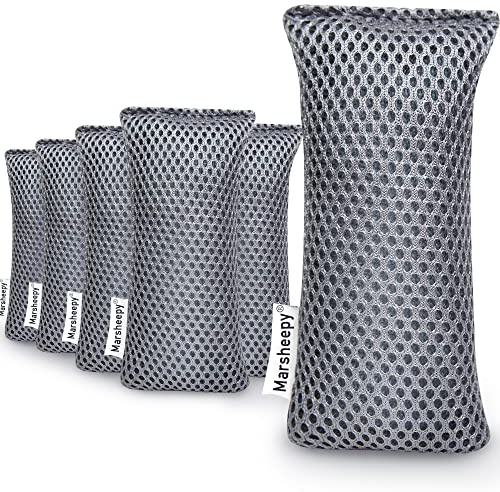 Marsheepy 6 Pack Shoe Odor Eliminator Bags, Boxing Glove Deodorizer, Absorbs Stink and Moisture, Grey Stick Odor Absorbers for Shoes, Gloves, and Sports Gear