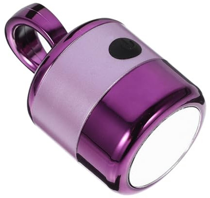 WOONEKY piumino da cipria elettrico bb cream bbcream drum lumino viola vocich lux portatili batteria light elettrica tamburi fondonatura foundation bbcrem shock sbuffi Viola,porpora