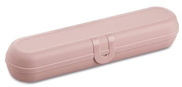 Koziol KLIKK ETUI Besteckbox to go, Etui für Reisebesteck, Bestecktasche, Besteckdose, Outdoor-Besteckbehälter, Campingbesteck Etui, Besteck-Verpackung wiederverwendbar, Organic Pink