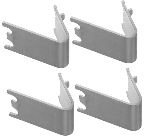 VILLCASE Clip Universale Per Mensola Frigorifero 4 Pezzi Supporto Ripiano Congelatore Facile Da Installare Accessori Frigo Clip Di Montaggio Stabile