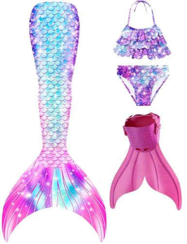 Adjustable Mermaid Swim Fin for Swimming Training Girl,Kids