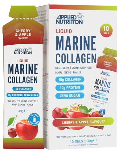 Applied Nutrition Liquid Marine Collagen (10x30g) Cherry Apple - Proteiner - Kollagen