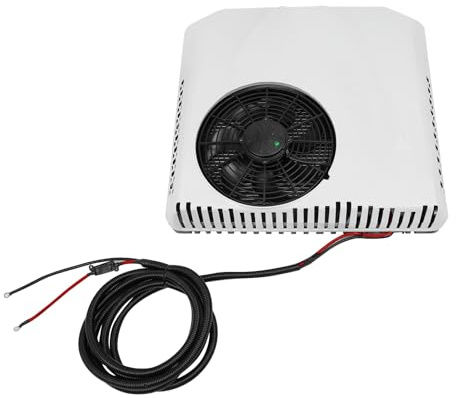 Ultradünne 12V Inverter Dachklimaanlage, leise Elektrische Automotive Split Klimaanlage AC Einheit mit Heiz- und Kühlung, Universelle Passform für Wohnmobil, Wohnwagen, Camping, LKW & Transporter