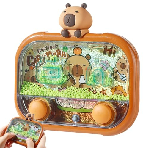 YOUYIKE Mini Gioco d'acqua, LED Capybara WasserFlipper Gioco Bimbo & Regali Bambini Pignatta Compleanno Giochi da Viaggio per Festa