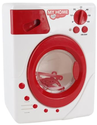 TUXCAXI Machine à Laver Jouet éducative pour Enfants, réplique d'un véritable Appareil ménager (Apparence et Fonctions).