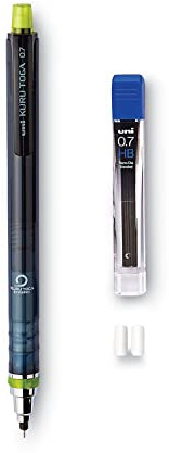 uniball Kuru Toga Mechanical Pencil Starter Kit, 0.7mm HB#2, 1 Pack