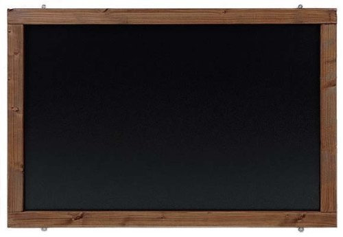 Rustikale Tafel Kreidetafel Wandtafel Küchentafel mit Holzrahmen zur Beschriftung mit Kreide im Landhausstil in verschiedenen Größen und Farben (Kolonial, 50x100cm)