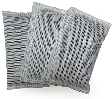 Nispira Activated Charcoal Odor Filter Refill Deodorizers 3 Packs For Trash Cans 8 Gallon and Larger, Compatible with Itouchless
