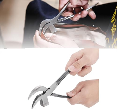 Cobbler Tång Skomakning Tång Läder Craft Cobblers Saddlers Näbbform Handmanövrerad hårdvara DIY Arbetsverktyg