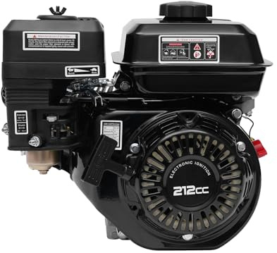 BJTDLLX 4 Stroke 7.5 HP Gas Engine Motor, Fit for Honda GX160/170F Single Cylinder Air Cooled Gasoline Engine, Pull Start Motor Gas Engine OHV Overhead Valve 210CC 3600rpm Petrol Engine