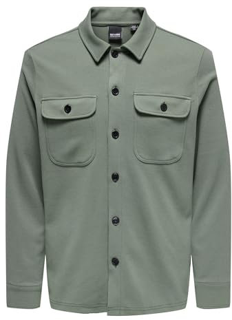ONLY & SONS Male Hemd Normal geschnitten Hemdkragen Hemd