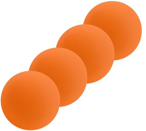 HOOTNEE 4 Stück Squash Trainingsbälle Mini Sportbälle Racketball Bälle Racquetball Trainingsgeräte Squash Zubehör Hochsprungbälle Haustier Springbälle Racquetball Spielbälle Rotes