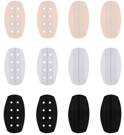 Lot de 6 Paires de Silicone Bretelles Femme, Anti Glisse Bretelles Soutien Gorge, Sangle De Soutien Gorge Coussin, D'épaule Protège-Épaules Pads, Soulager la Douleur Aux Épaules pour Femmes Filles