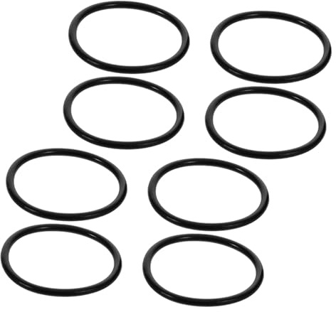 JOINPAYA Set 8 Anelli in Gomma Antiurto per Microfono, Elastici di Ricambio per Supporto Shock Mount, Corda Antiurto per Morsetto Microfono, Accessori per Registrazione e Streaming