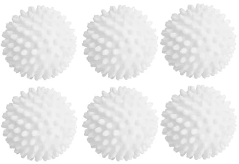 Torkbollar, Tvättbollar Flerfärgade 6 st(White 6pcs)