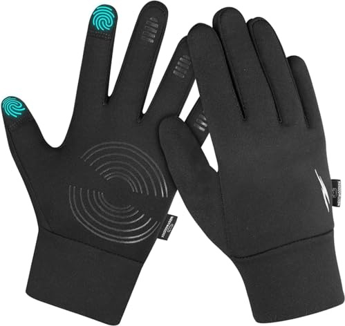 Westwood Fox Guantes de Invierno para niños, Antideslizantes, térmicos, para Pantalla táctil, Forro Polar, Transpirables, Resistentes al Viento, para niños y niñas, Guantes de Ciclismo para Correr