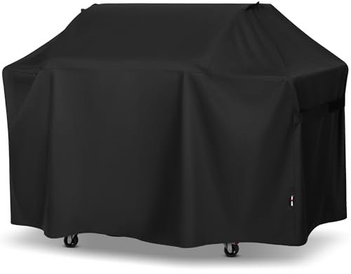 Unicook 7758 Grill BBQ Cover 178 CM, Heavy Duty Waterproof Barbecue Cover, Resistant Oxford Fabric, Compatible for Weber Genesis 400 Series, 4 Burner Gas Grills and More