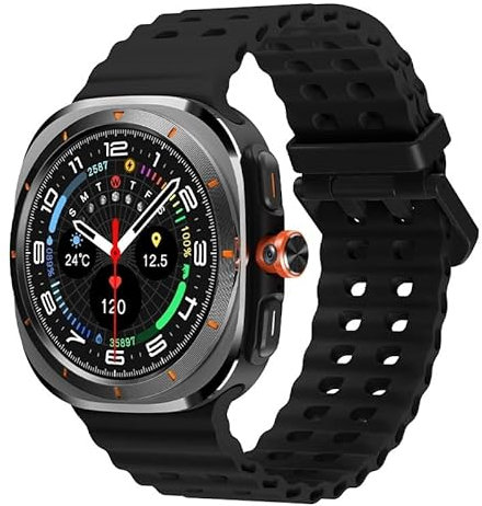 XINDADA Reloj inteligente Smartwatch 4G Tarjeta SIM 2025 Android Play Store 1.48 pulgadas AMOLED HW S12 Llamada TikTok Cámara Videollamada Ultra GPS WIFI (Negro Negro)