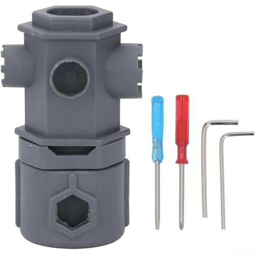 Lastdaytime Set di attrezzi 16 in 1 per chiave del rubinetto, progettato per lo smontaggio dell'aeratore e la riparazione del nucleo della valvola, con design compatto per una facile conservazione e