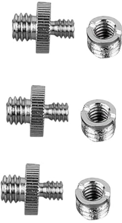 CLISPEED 9 pezzi Viti e in Metallo per Supporto Fotocamera e Treppiede Adattatori e Resistente Ruggine e Corrosione Kit Accessori per Montaggio Rapido per Smartphone e Video Stabilizzatori