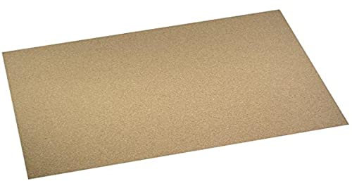 RAYHER HOBBY Rayher Kork-Platte, 30 x 45 cm, 3 mm stark, elastisch, geeignet als Pinnwand, Untersetzer, 6212000, Braun