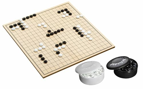 Philos 3210 Go & Go Bang-Turnier - Juego de Estrategia (Tablero de Madera Plegable, en alemán)