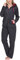 SLOUCHER Fleece-Anzug Hausanzug aus wärmenden Fleece für Damen, Farbe:anthrazit, Größe:48-50